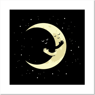 Moon And Stars Posters and Art